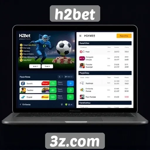 novidades da interface do usuário do site h2bet