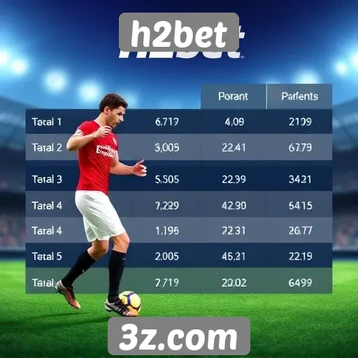 Comparação de taxas de pagamento no h2bet